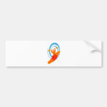 Kayak Cosmic Dimension Bumper Sticker