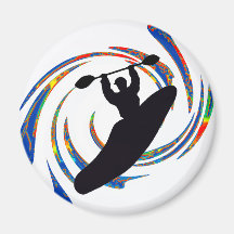kayak Double Hydro Refrigerator Magnet