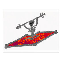 Kayak fire one post cards