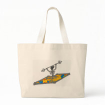 Kayak Hippie Bones Canvas Bag