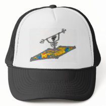 Kayak Hippie Bones Trucker Hat