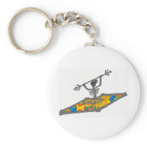 Kayak Hippie Bones Key Chain