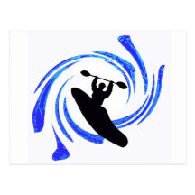 Kayak Hole Bustinnnnnnnnnn Postcard