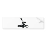 kayak icon bumper sticker