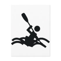 kayak icon postcards