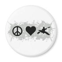 Kayak Refrigerator Magnet