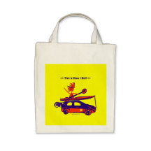 Kayak On Car - This is how I roll! Canvas Bag