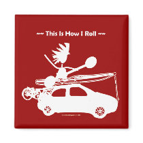 Kayak On Car - This is how I roll! Magnets