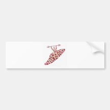 Kayak Outiside Bend Bumper Stickers