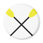kayak paddles crossed magnets