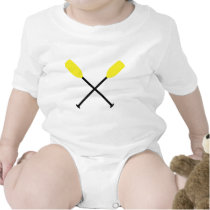 kayak paddles crossed t-shirts by Tomaniac kayak paddles crossed t-shirts