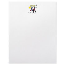 Kayak Paddles Well With Others II Personalized Letterhead