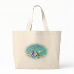 Kayak River Scene in Pointillism, canvas bags bags