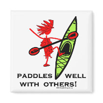 Kayak Shirt, Kayak Gift, Bumper Sticker and more! magnets by thatwhichisgood Kayak Shirt, Kayak Gift, Bumper Sticker and more! magnets
