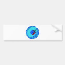 Kayak Shore Break Bumper Sticker