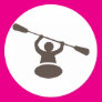 Kayak Round Sticker