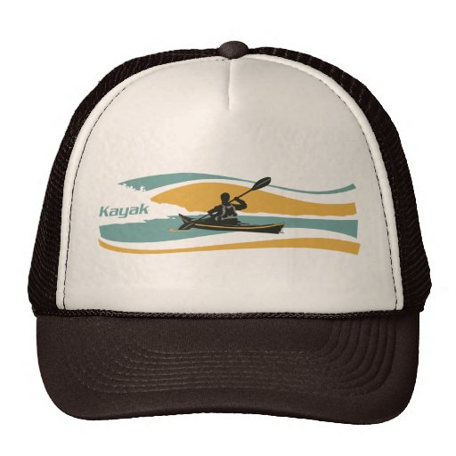 Kayak Sunrise Cap Hats Zazzle