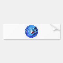 kayak surf dreams bumper sticker
