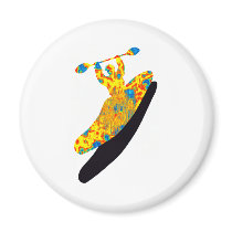 Kayak Widespread Boofs Refrigerator Magnet