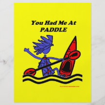 Kayak: You Had Me At Paddle Full Color Flyer