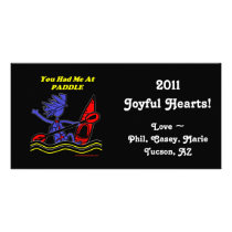 Kayak: You Had Me At Paddle Photo Card Template