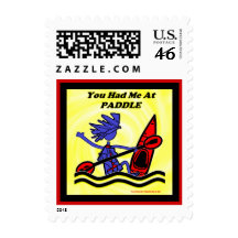 Kayak: You Had Me At Paddle Stamp