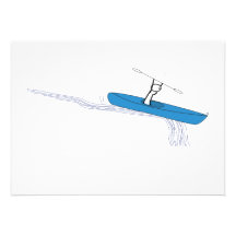 Kayaker Birthday Invites