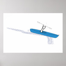 Kayaker Birthday Print