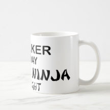 Kayaker Deadly Ninja by Night Mug