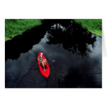 Kayaker on Loxahatchee River Greeting Cards
