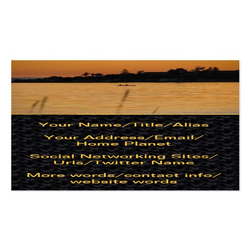 Kayakers Business Cards