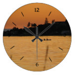 Kayakers Round Wallclocks