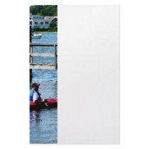 Kayaking at Bristol, RI Custom Stationery