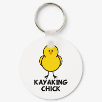 Kayaking Chick keychains by chicktshirts8 Kayaking Chick keychains