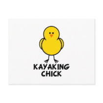 Kayaking Chick postcards by chicktshirts8 Kayaking Chick postcards