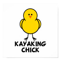Kayaking Chick posters by chicktshirts8 Kayaking Chick posters