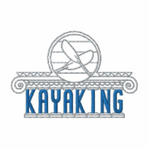 Kayaking embroidered shirts