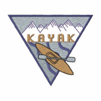 Kayaking embroidered shirts