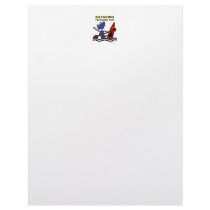 Kayaking Fearless Fun Personalized Letterhead
