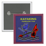 Kayaking Fearless Fun buttons