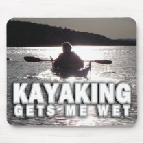 Kayaking Gets Me West mousepad