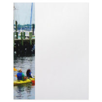 Kayaking in Newport, RI Custom Letterhead