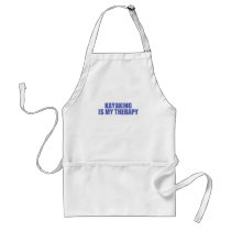 Kayaking is my therapy aprons by dustin1175 Kayaking is my therapy aprons
