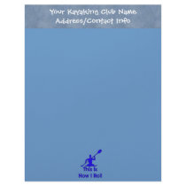 Kayaking Letterhead Template