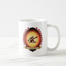 Kayaking Mandorla Coffee Mug