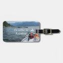 Kayaking on the Ocean Travel Bag Tag