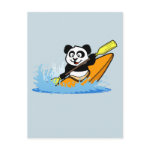 This cute panda bear is having a boatload of fun kayaking? This makes a perfect gift for active outdoor people or kayaking fanatics. Great for everyone who loves cute pandas and kayaking.