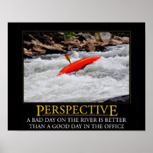 Kayaking Perspective Poster