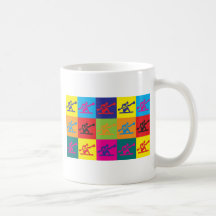 Kayaking Pop Art Mug
