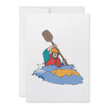 kayaking rafting graphic custom announcements